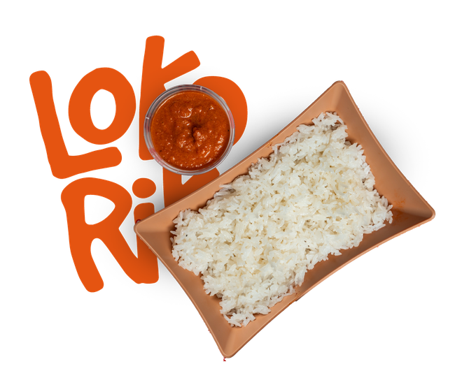 Riz blanc et sauce cacahuète