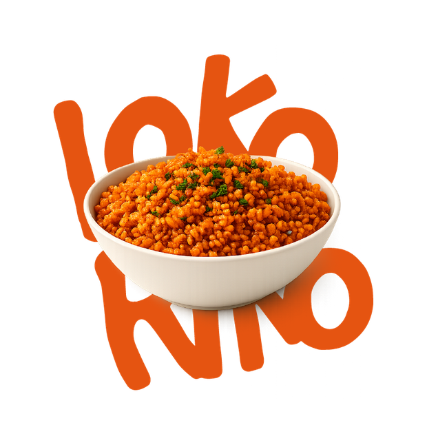 Bol de riz rouge