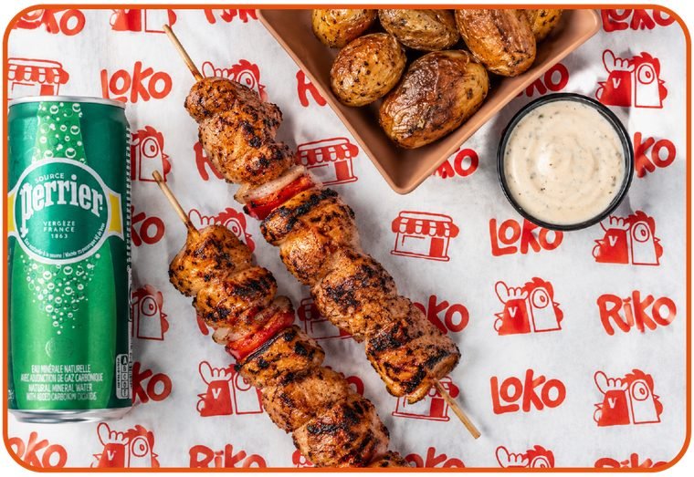 Menu Brochette LokoRiko
